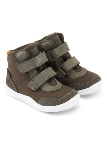 Bundgaard Leder-Sneakers "Birk TEX" in Khaki