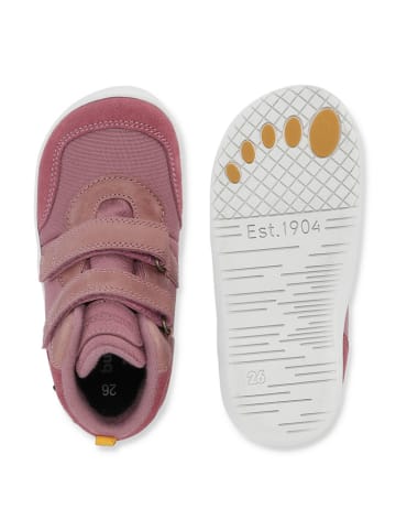 Bundgaard Skórzane sneakersy "Birk TEX" w kolorze ciemnoróżowym