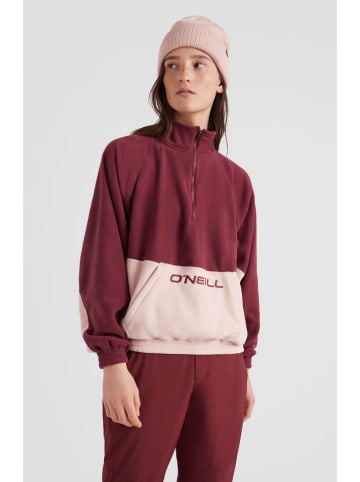 O'Neill Bluza polarowa w kolorze jasnoróżowo-bordowym