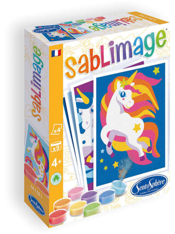 SentoSphere Sandbilder-Malset "Mini Einhörner" - ab 4 Jahren