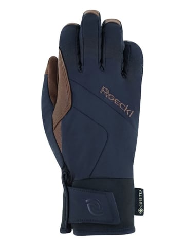 Roeckl SPORTS Ski-/ Snowboardfingerhandschuhe "Sahoro GTX" in Schwarz/ Braun