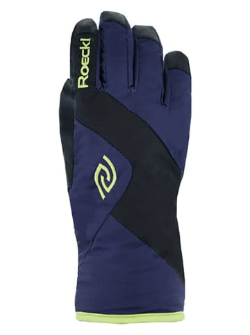 Roeckl SPORTS Ski-/ Snowboardfingerhandschuhe "Axams GTX" in Schwarz/ Dunkelblau