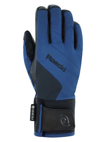 Roeckl SPORTS Ski-/ Snowboardfingerhandschuhe "Andalo GTX" in Blau/ Schwarz