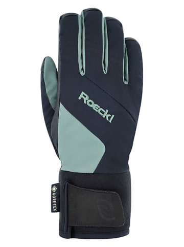 Roeckl SPORTS Ski-/ Snowboardfingerhandschuhe "Andalo GTX" in Schwarz/ Türkis