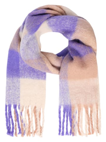TATUUM Schal mit Wollanteil in Lila/ Beige - (L)210 x (B)40 cm
