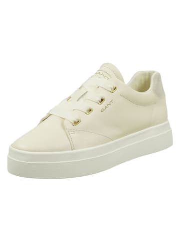 Gant Leder-Sneakers "Avona" in Creme