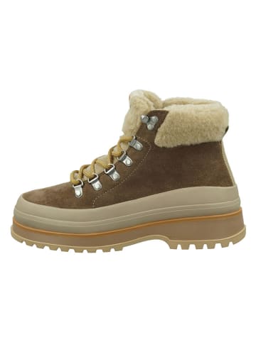 Gant Leder-Winterboots "Wintly" in Hellbraun/ Beige