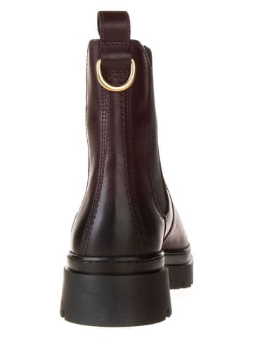Gant Leder-Chelsea-Boots "Aligrey" in Aubergine