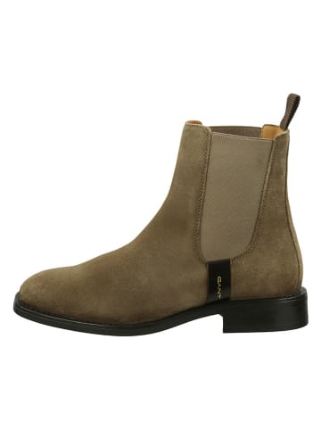 Gant Leren chelseaboots "Fayy" beige