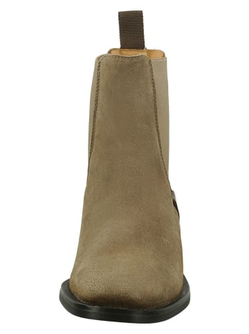 Gant Leren chelseaboots "Fayy" beige