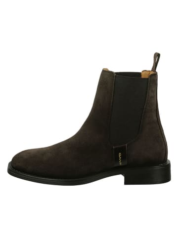 Gant Leder-Chelsea-Boots "Fayy" in Braun