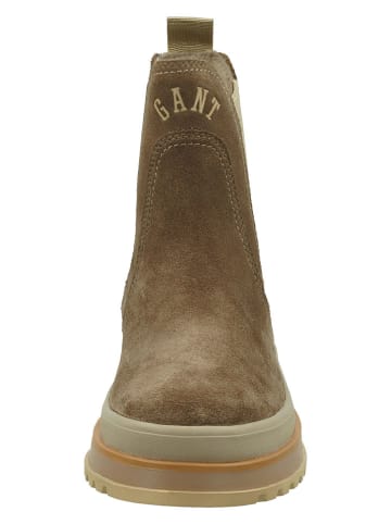Gant Leren chelseaboots "Wintly" lichtbruin