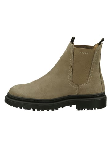 Gant Leren chelseaboots "Timbly" taupe