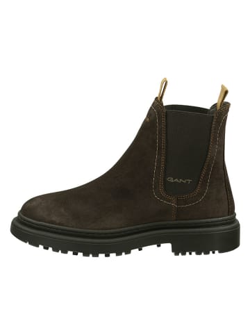 Gant Leren chelseaboots "Timbly" bruin