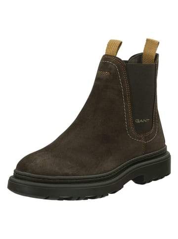 Gant Leren chelseaboots "Timbly" bruin