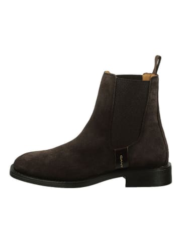 Gant Leder-Chelsea-Boots "Fayy" in Braun