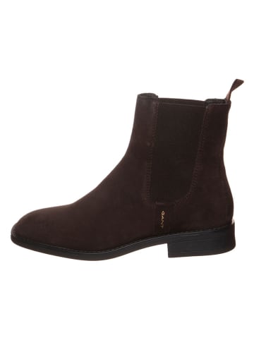 Gant Leder-Chelsea-Boots "Fayy" in Braun