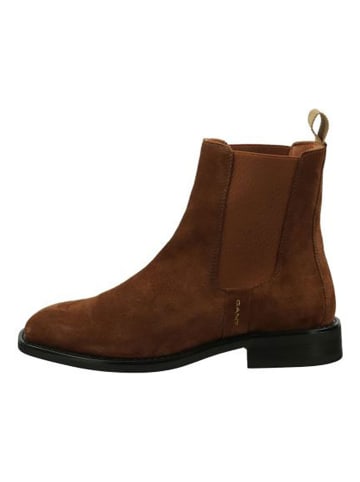 Gant Leder-Chelsea-Boots "Fayy" in Braun