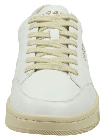 Gant Leder-Sneakers "Prepus" in Weiß/ Beige