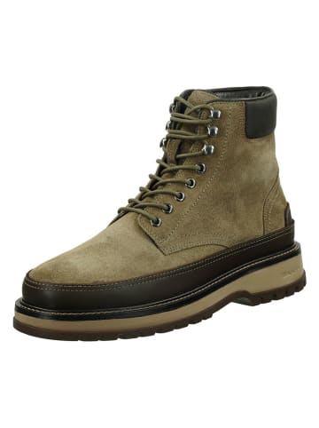 Gant Leren winterboots "Clafton" kaki