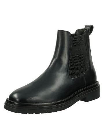 Gant Leren chelseaboots "Boggar" zwart