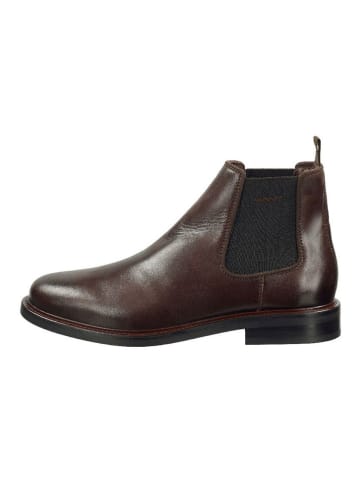 Gant Leren chelseaboots "St Fairkon" bruin