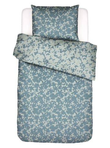 Essenza Satin-Bettwäsche-Set "Sora" in Blau