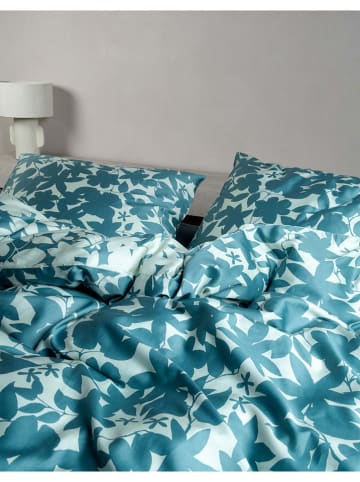 Essenza Satijnen beddengoedset "Sora" blauw