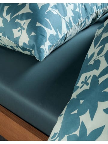 Essenza Satijnen beddengoedset "Sora" blauw