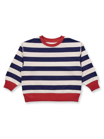 Sense Organics Sweatshirt "Dari" donkerblauw/ wit