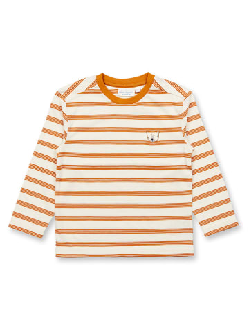 Sense Organics Longsleeve "Luke" oranje/wit