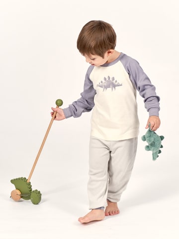 Sense Organics Pyjama "Benja" grijs/crème