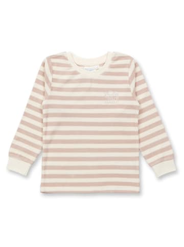 Sense Organics Pyjama "Long John" in Beige/ Rosa in Beige/ Rosa