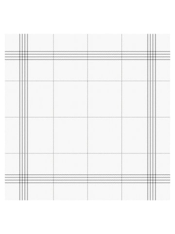 DDDDD 6-delige set: theedoeken "Morvan" wit - (L)65 x (B)60 cm
