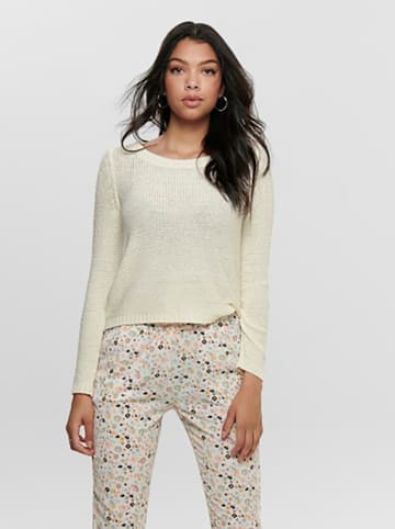 ONLY Sweter w kolorze kremowym