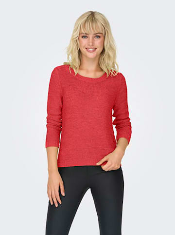 ONLY Sweter w kolorze czerwonym