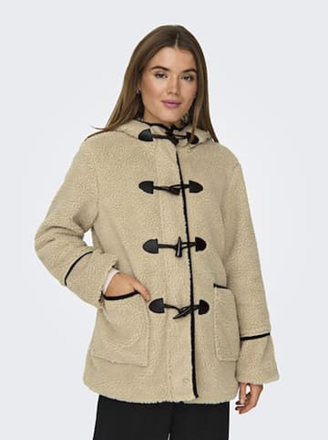 ONLY Fleece jas beige