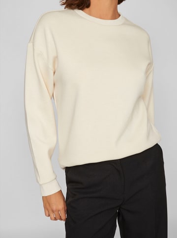 Vila Sweatshirt "Sandy" in Creme