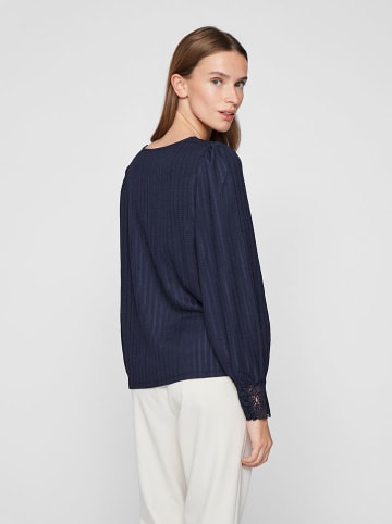 Vila Longsleeve "Whitna" in Dunkelblau