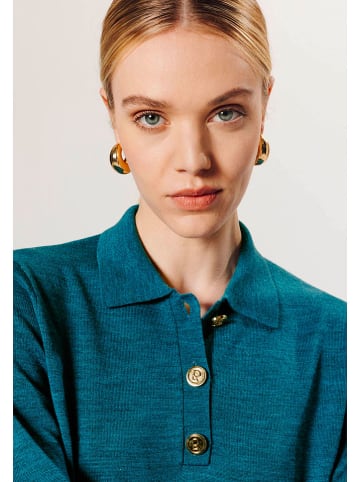 Rodier Wollpullover in Petrol