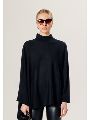 Rodier Wollponcho in Schwarz