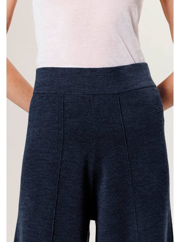 Rodier Wollen marlenebroek donkerblauw