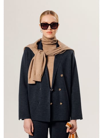 Rodier Wollen blazer donkerblauw