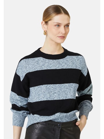Rodier Pullover in Schwarz/ Hellblau