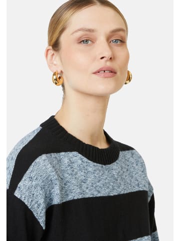 Rodier Pullover in Schwarz/ Hellblau