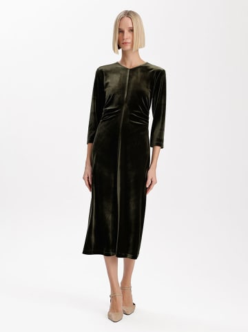 BGN Samtkleid in Khaki