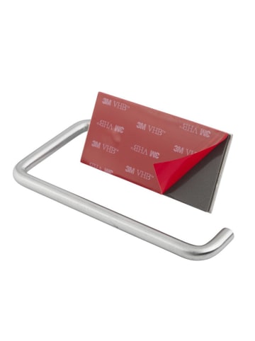 Tiger Toilettenpapierhalter ''Square'' in Silber - (B)9,5 x (H)4,5 x (T)2,5 cm