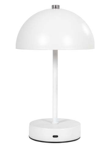 House Nordic Lampa stołowa LED "Holt" w kolorze srebrno-białym - wys. 25 x Ø 15 cm
