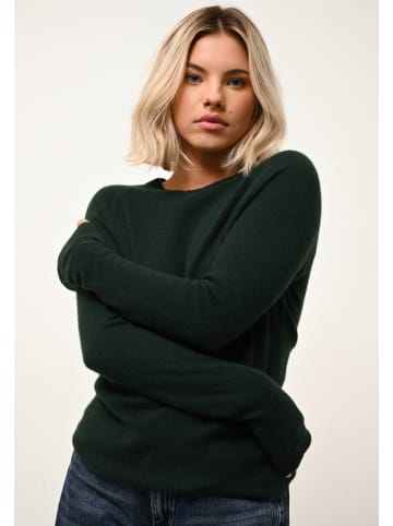 Just Cashmere Kaschmir-Pullover "Jane" in Dunkelgrün