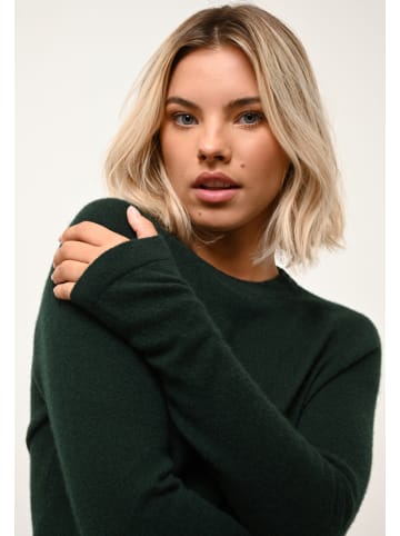 Just Cashmere Kaschmir-Pullover "Jane" in Dunkelgrün